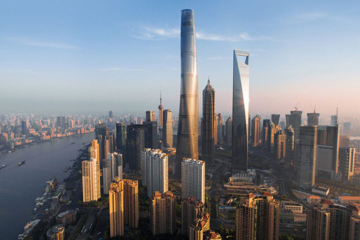 برج شانگهای چین، دومین ساختمان بلند جهان