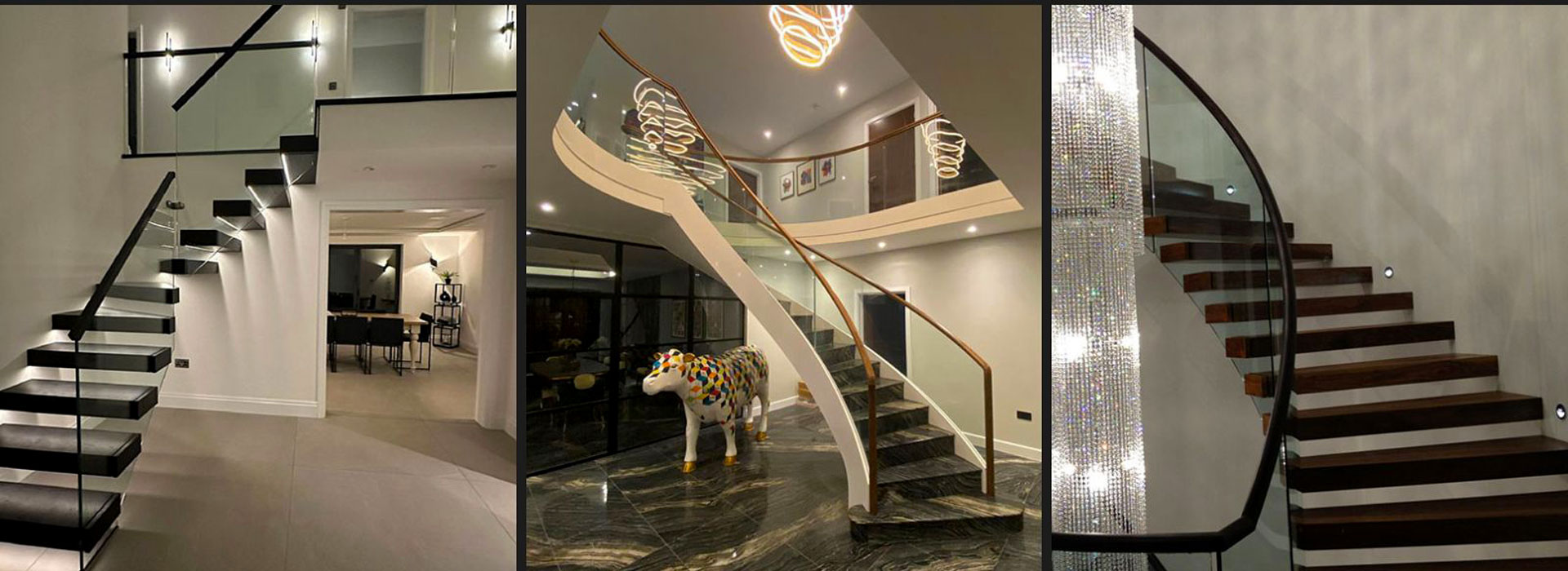 طراحی راه پله ساختمان اداری و مسکونی