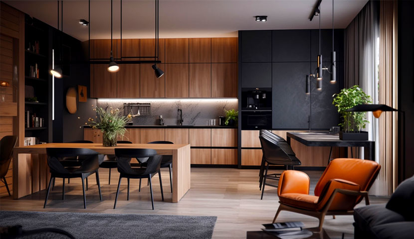 طراحی و ساخت کابینت آشپزخانه مدرن
