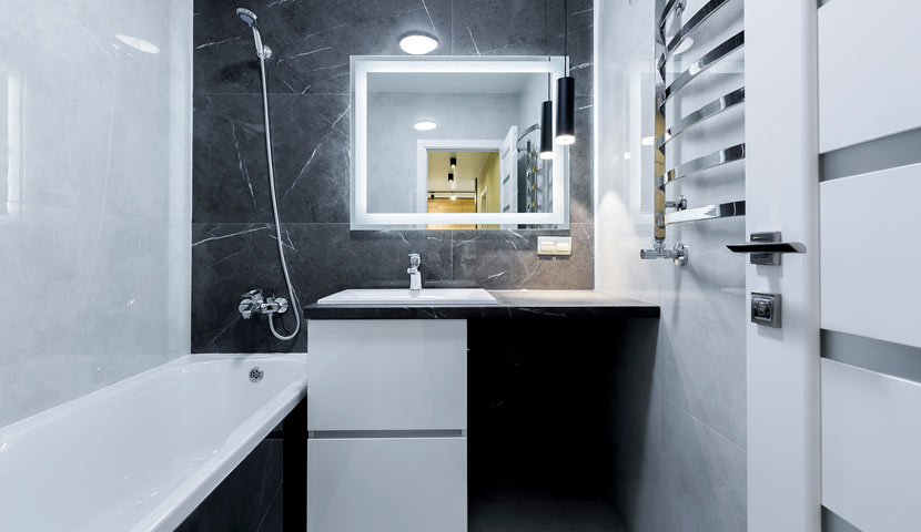 طراحی حمام مدرن با هزینه کم