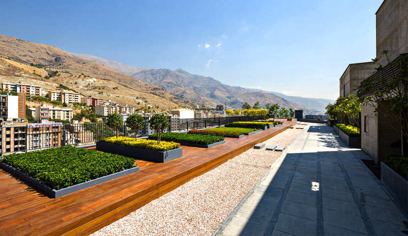 روف گاردن مجموعه باغ زعفرانیه روف گاردن مجموعه باغ زعفرانیه