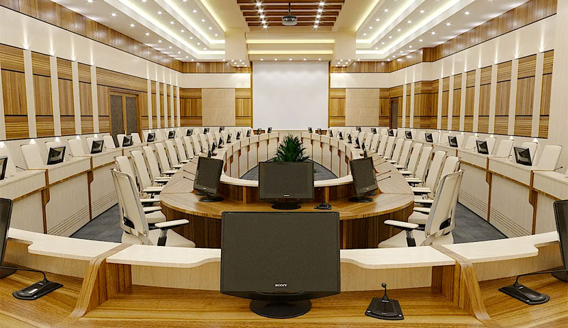  آکوستیک بودن سالن کنفرانس