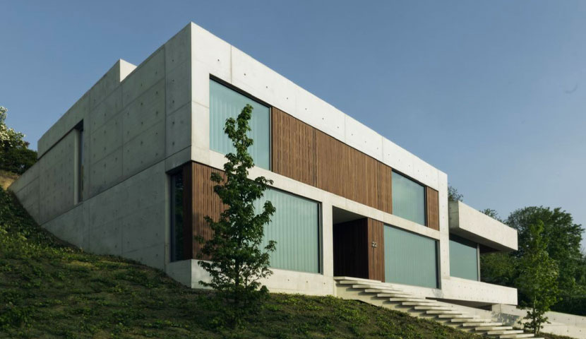 مزایا طراحی نمای مدرن با بتن اکسپوز