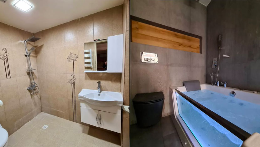 پروژه بازسازی سرویس بهداشتی 