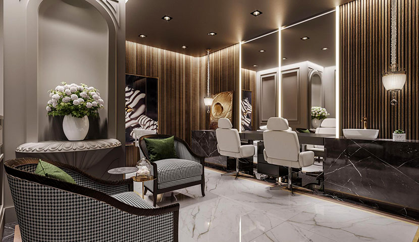 بازسازی سالن زیبایی