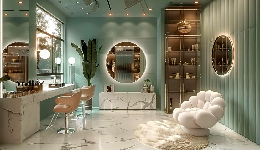 بازسازی سالن زیبایی