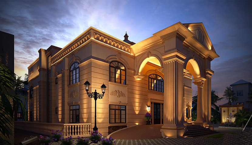 اصول طراحی ویلا کلاسیک