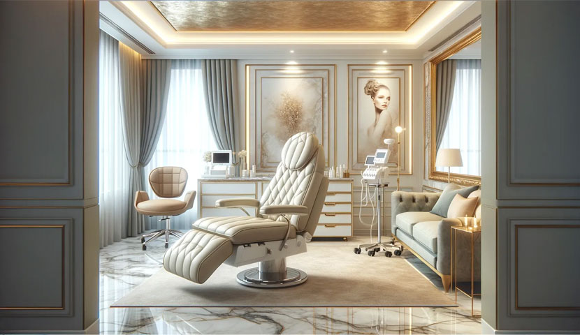طراحی کلینیک زیبایی کلاسیک