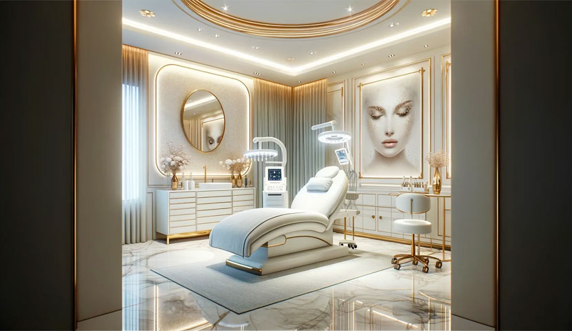 طراحی کلینیک زیبایی کلاسیک
