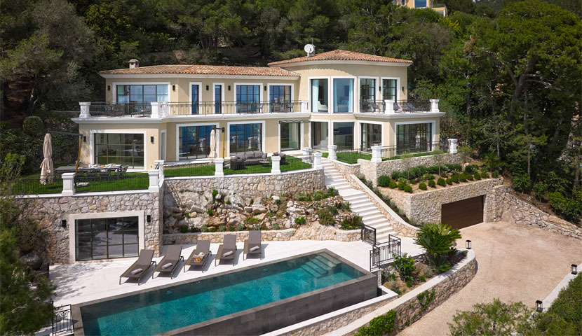 طراحی نمای ویلا دوبلکس کلاسیک