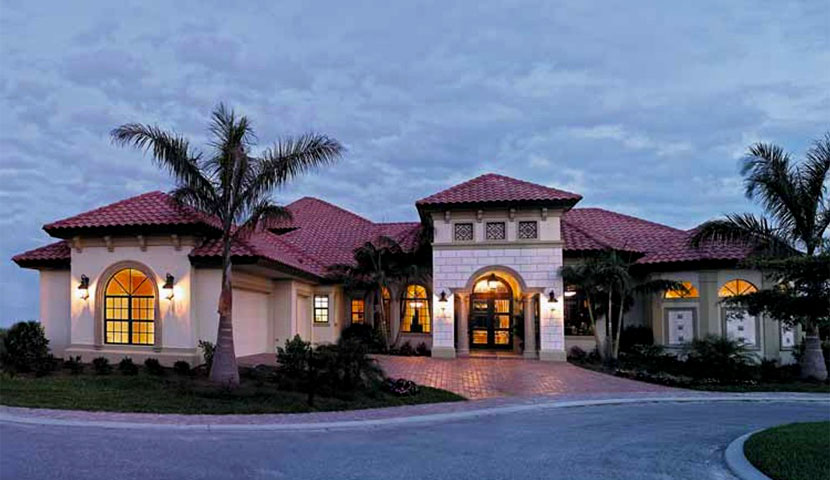 طراحی ویلا یک طبقه کلاسیک