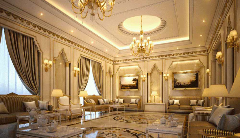 طراحی داخلی ویلا کلاسیک