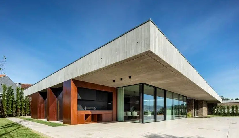  ترکیب بتن اکسپوز با انواع متریال ها