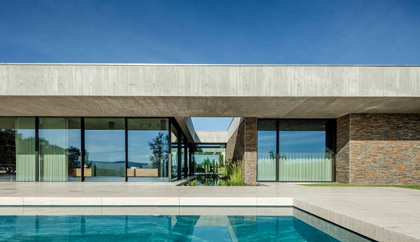  ترکیب بتن اکسپوز با انواع متریال ها