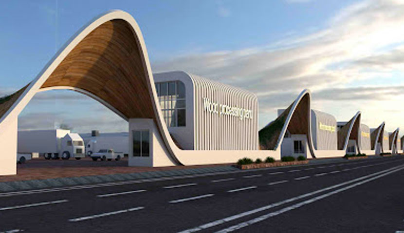 طراحی ورودی کارخانه