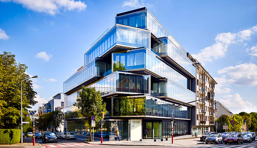 طراحی نما ساختمان اداری کارخانه 