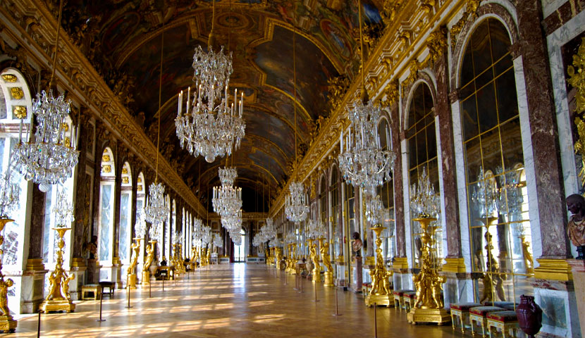 پتينه كارى طلايى در كاخ ورساى