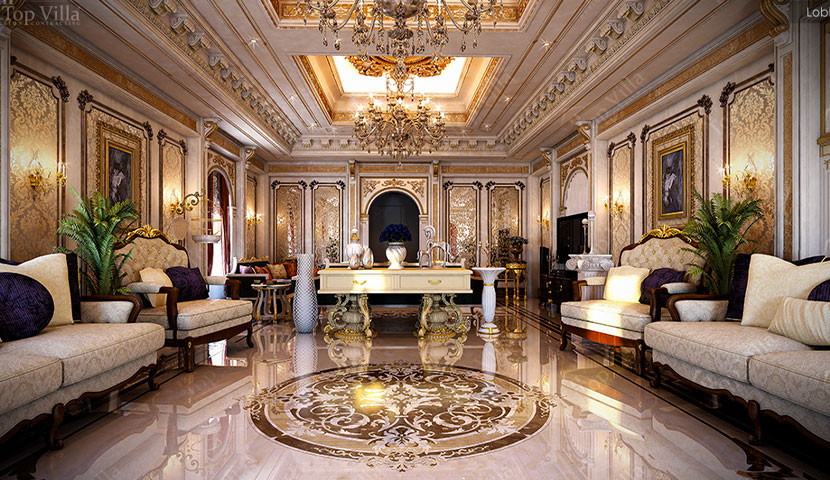 طراحی دکوراسیون داخلی ویلا یک طبقه