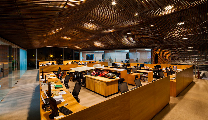 طراحی داخلی ساختمان اداری کارخانه