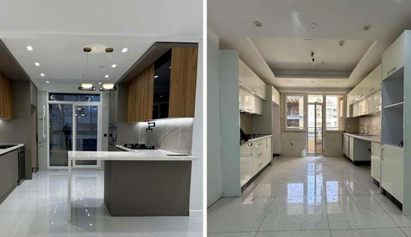 پروژه بازسازی آشپزخانه در دروس