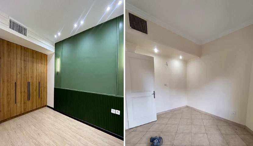 پروژه بازسازی اتاق خواب مستر