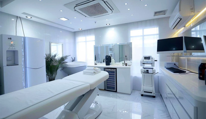 طراحی کلینیک زیبایی مینیمال