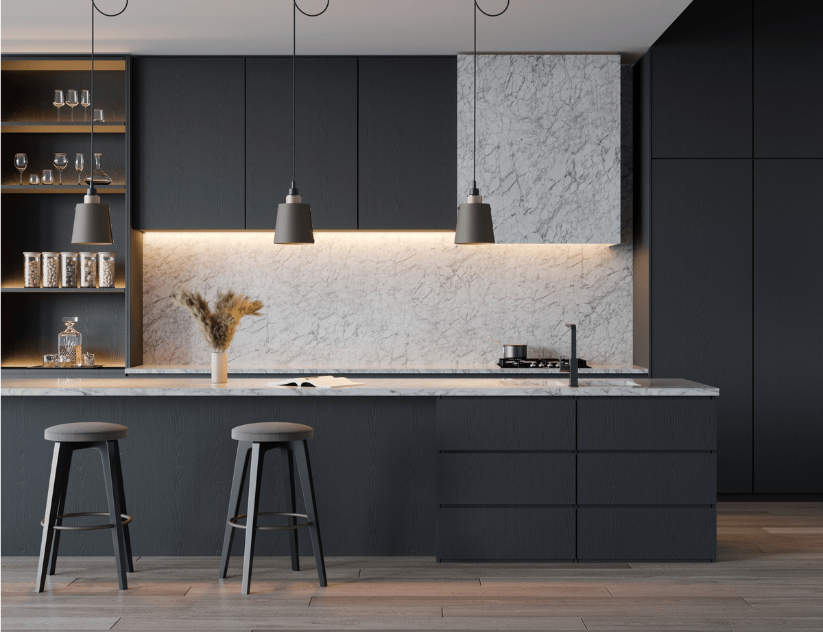 طراحی آشپزخانه مدرن و کوچک