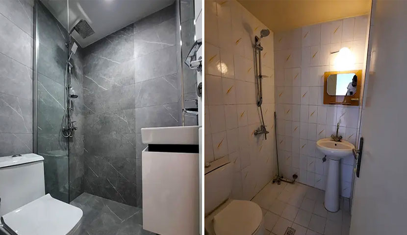 پروژه بازسازی سرویس بهداشتی مدرن