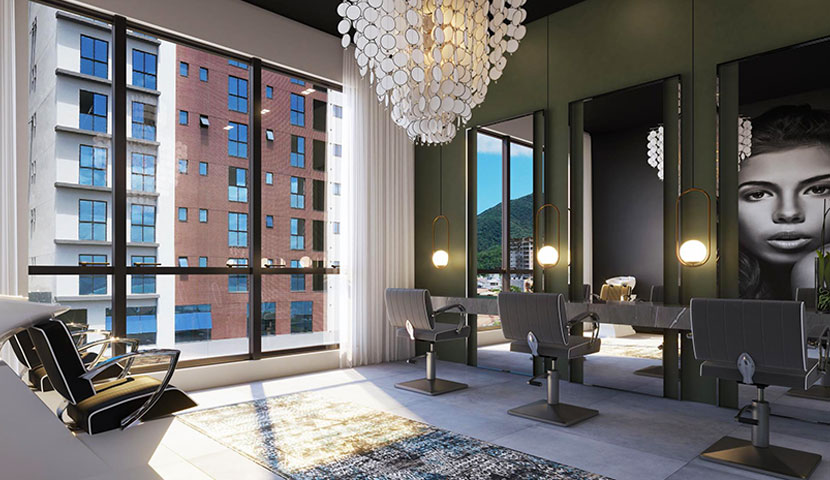 بازسازی سالن زیبایی مدرن