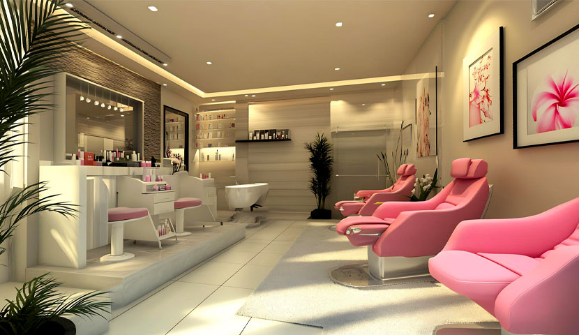 بازسازی سالن زیبایی مدرن