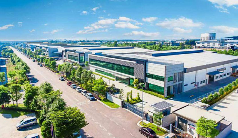 طراحی محوطه کارخانه مدرن 