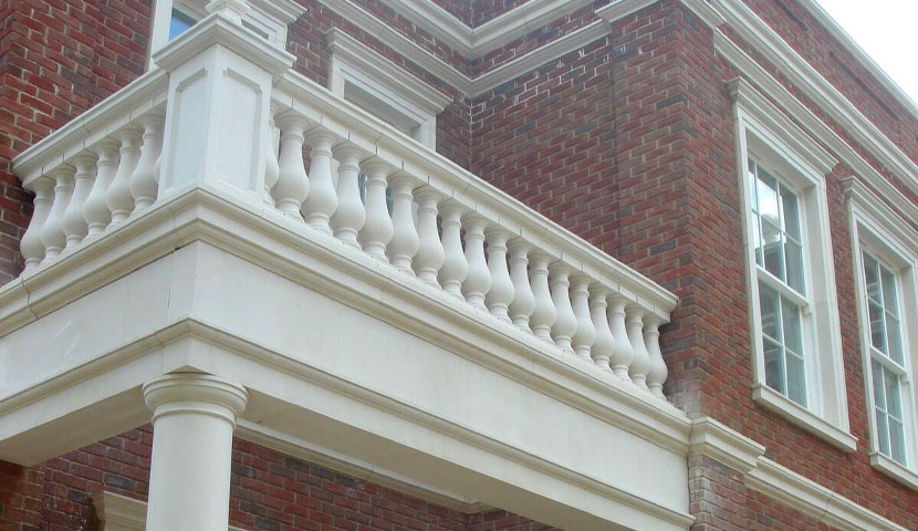 طراحی نرده سنگی مدرن