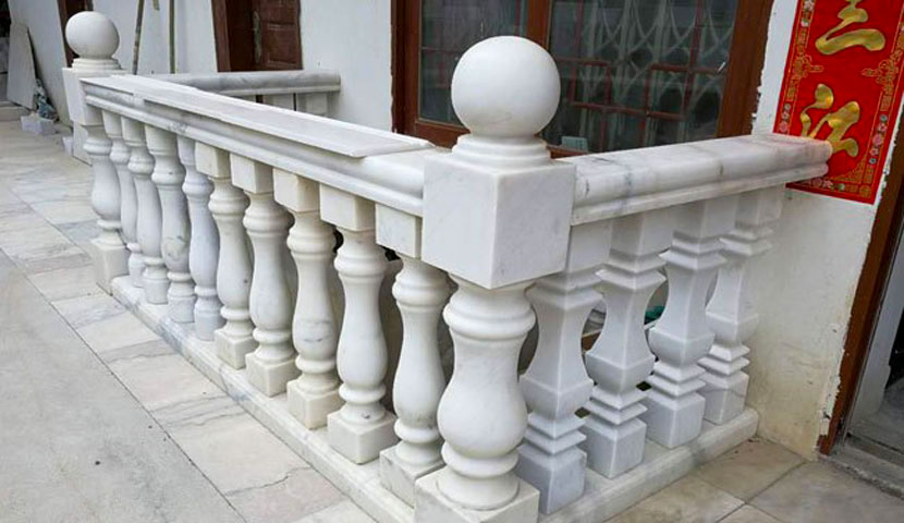 طراحی نرده سنگی مدرن