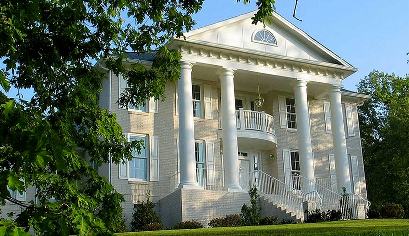 طراحی نمای ویلا دوبلکس نئوکلاسیک