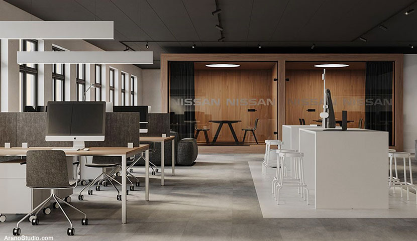 هزینه طراحی دکوراسیون اداری