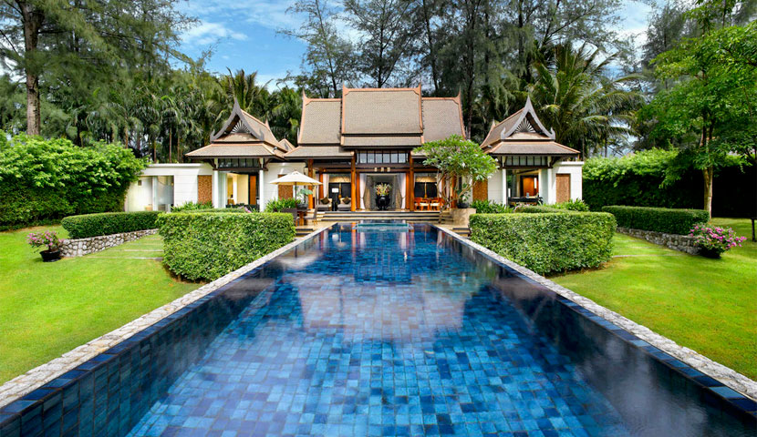 طراحی ویلا یک طبقه شیروانی