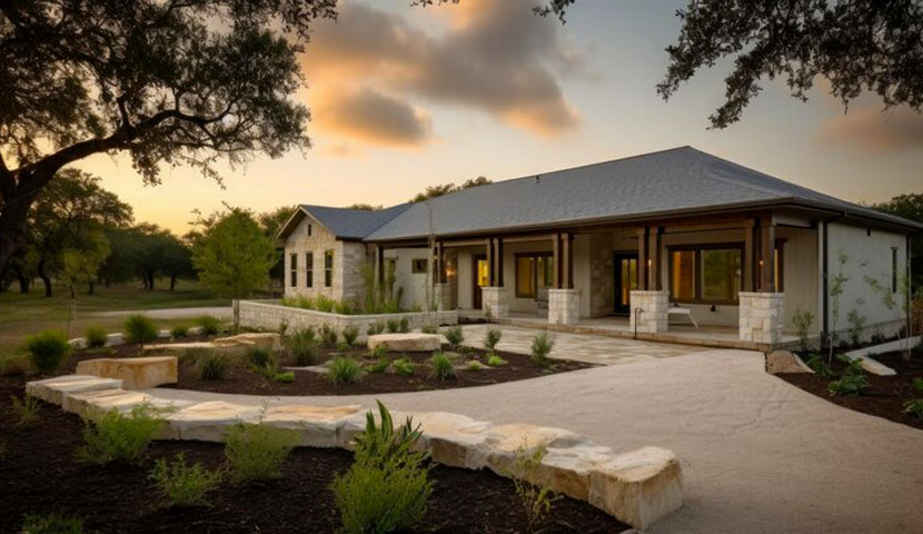 طراحی ویلای یک طبقه