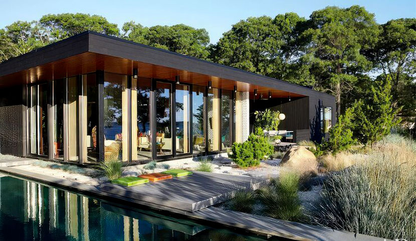 طراحی ویلا یک طبقه مدرن