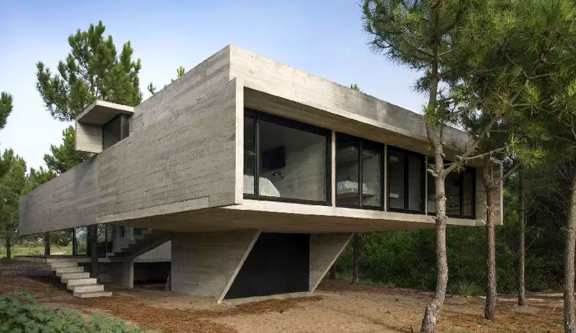 اصول طراحی نما بتن اکسپوز