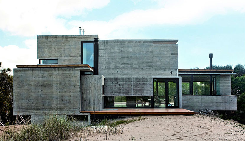 اصول طراحی نما بتن اکسپوز