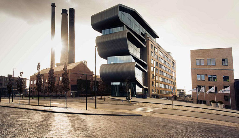 اصول طراحی ساختمان اداری کارخانه