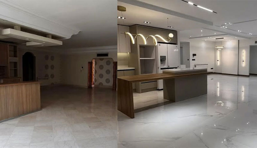 پروژه بازسازی پذیرایی در پاسداران