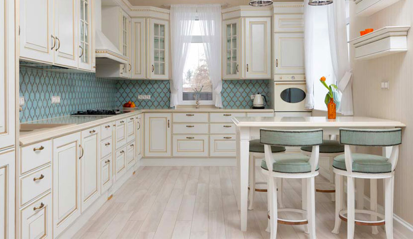 بازسازی کف آشپزخانه قدیمی