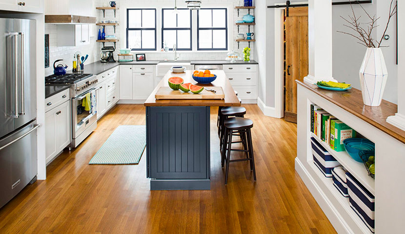 بازسازی کف آشپزخانه قدیمی