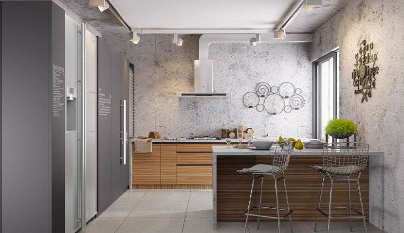 بازسازی کف آشپزخانه قدیمی 