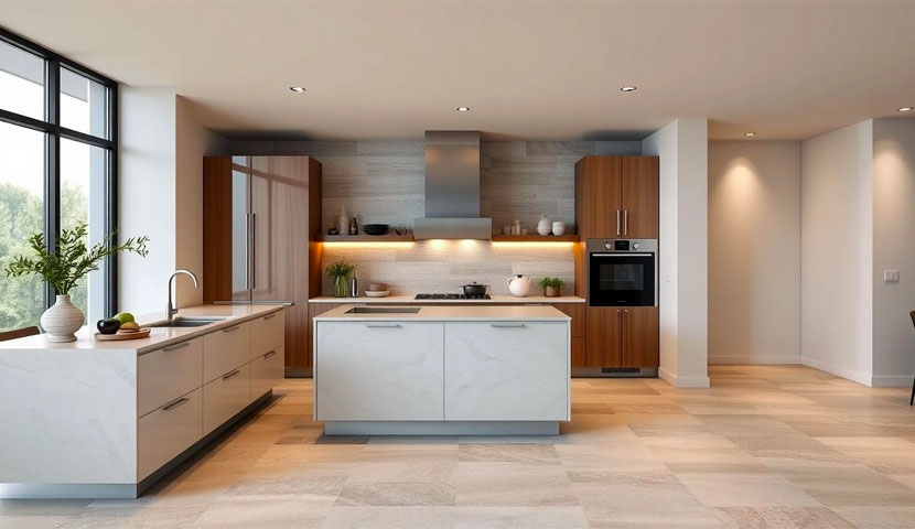 بازسازی دیوار آشپزخانه قدیمی