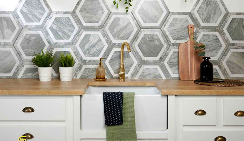 بازسازی دیوار آشپزخانه قدیمی