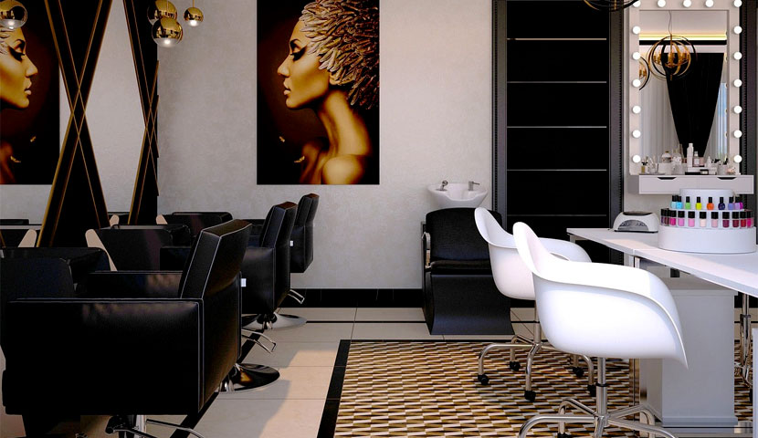 بازسازی سالن زیبایی کوچک