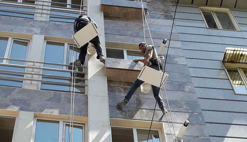 بازسازی ساختمان اداری 