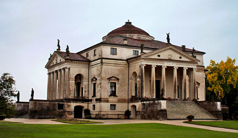 طراحی نمای رومی ویلا 